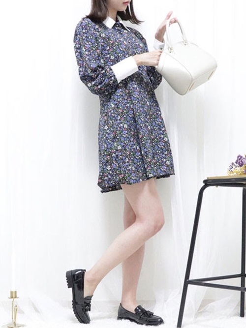 アメノチハレのワンピースを使ったコーディネート