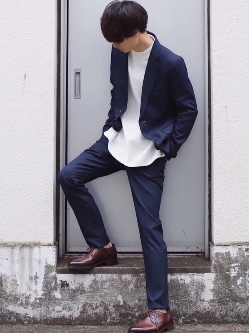 げんじのテーラードジャケットを使ったコーディネート