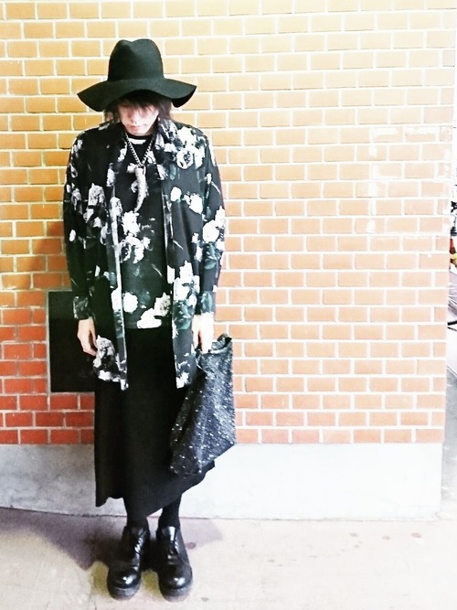 りゅうのハットを使ったコーディネート