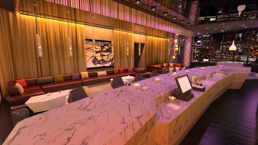 キャバクラの内装画像